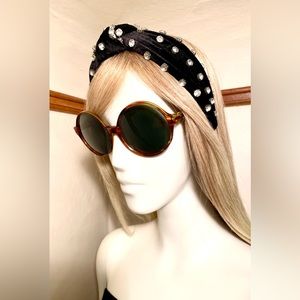 Rein-Stone Headband - Black